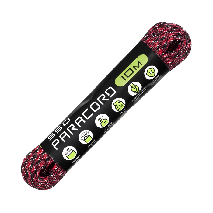 картинка Cord паракорд 550 nylon 10м dracula от интернет-магазина Тибет