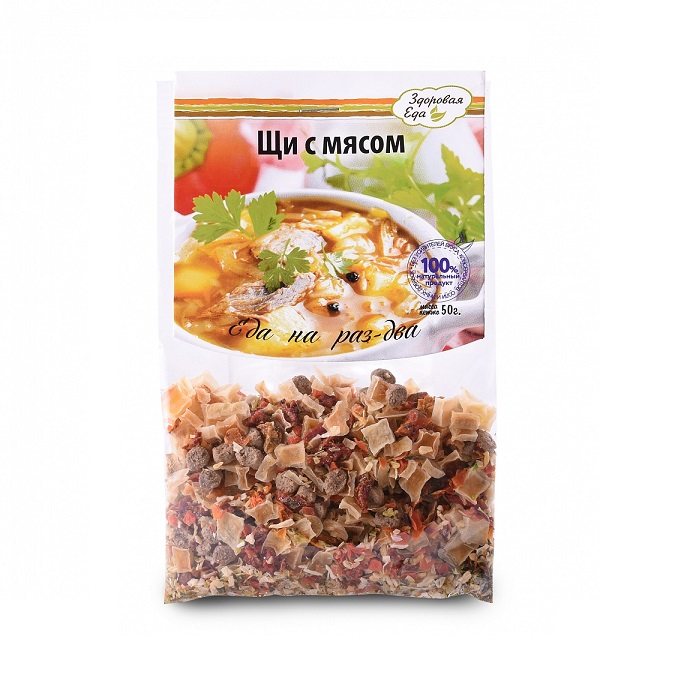 картинка Здоровая Еда Щи с мясом 50 г от интернет-магазина Тибет