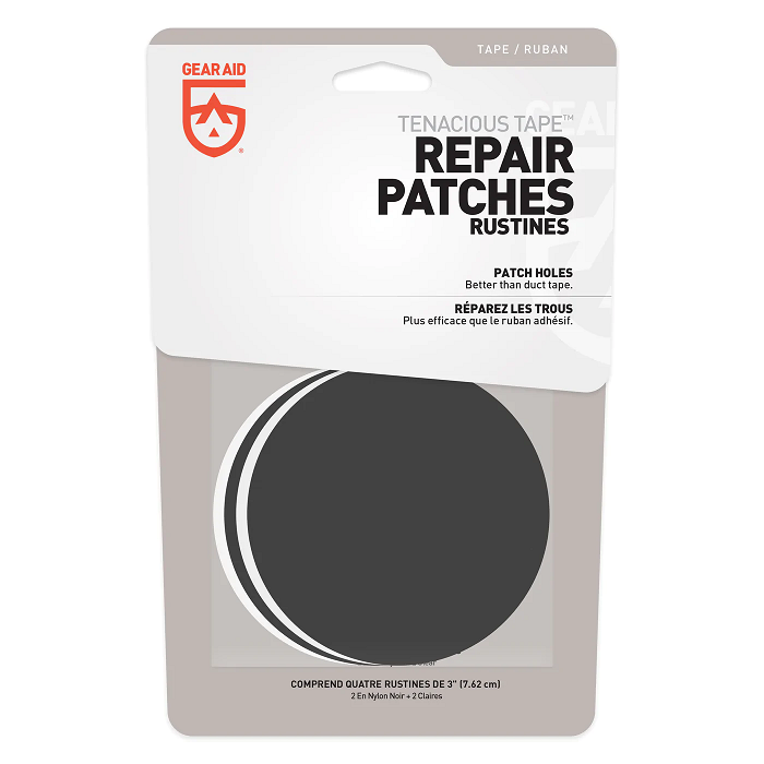 картинка Gear Aid комплект заплаток Tenacious Tape - Repair Patches Rustiness 7,62мм (3")  от интернет-магазина Тибет
