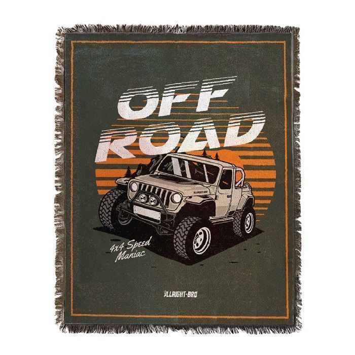 картинка AllRight-Bro плед Offroad Wrangler 130x180 от интернет-магазина Тибет