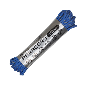 Cord паракорд 550 nylon 10м световозвращающий blue