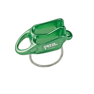 Petzl страховочное устройство Reverso зеленое