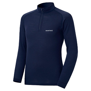 MontBell термобелье верх Super Merino Wool M.W. High Neck