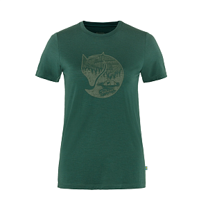 Fjallraven футболка Abisko Fox SS W's