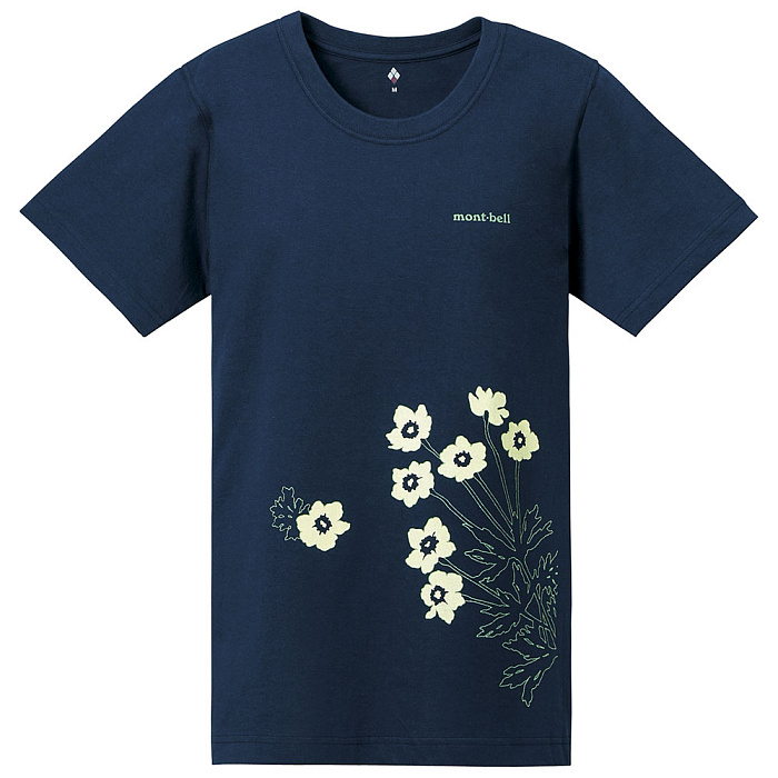 картинка MontBell футболка PS Cotton T W's Anemone от интернет-магазина Тибет