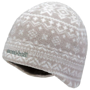 MontBell шапка CP100 Print Ear Warm Cap
