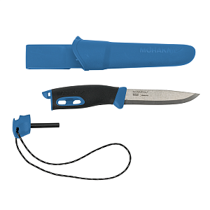 Morakniv нож с огнивом Companion  Spark Blue, нержавеющая сталь