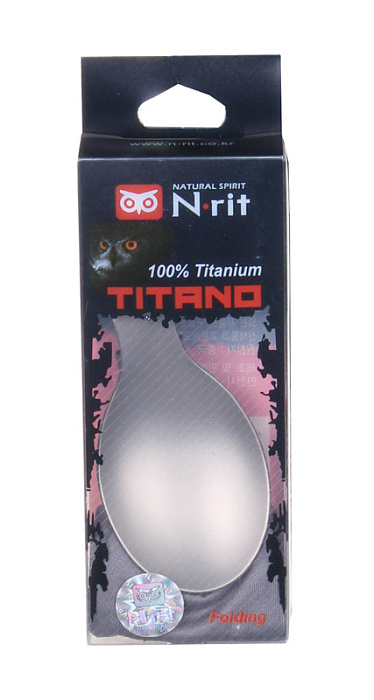 картинка N-Rit ложка складная Spoon титан от интернет-магазина Тибет
