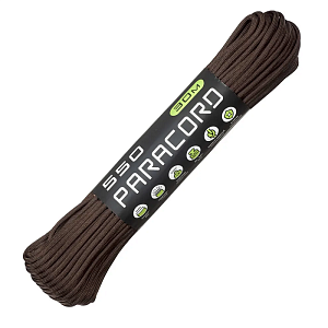 Cord паракорд 550 nylon 30м brown