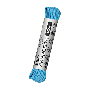 Cord паракорд 550 nylon 10м световозвращающий carolina blue