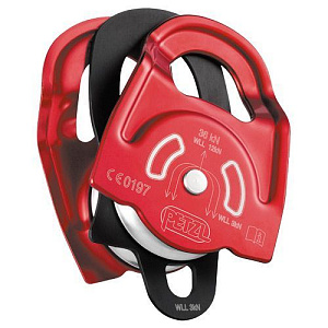 Petzl блок двойной Twin красно-чёрный