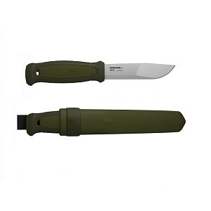 Morakniv нож Kansbol, нержавеющая сталь, прорезиненная ручка, зеленый/ножны