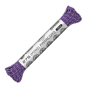 Cord паракорд 275 nylon 10м световозвращающий purple