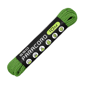 Cord паракорд 550 nylon 10м lime snake