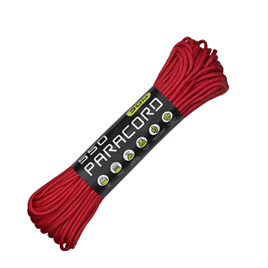 Cord паракорд 550 nylon 30м red