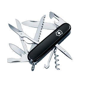 Victorinox нож Huntsman черный 15 функций 1.3713.3