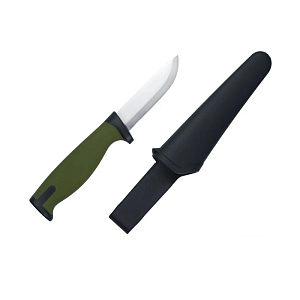 Huntlandia нож Outdoor D2 Green+Black, клинок 9см