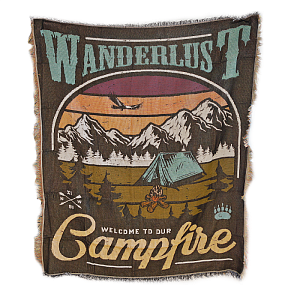 AllRight-Bro плед Camp Fire - Wanderlust (vertical) 130x160