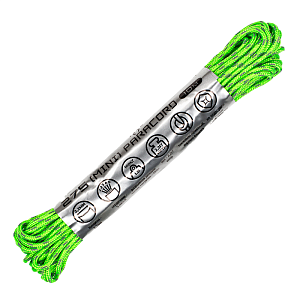 Cord паракорд 275 nylon 10м световозвращающий neon green