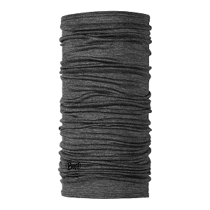 Buff бандана-труба Lightweight Merino Wool Solid Grey