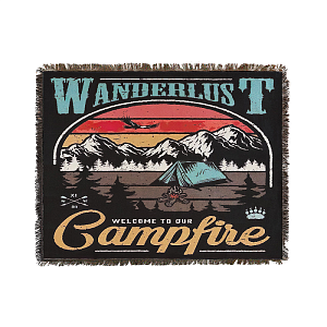 AllRight-Bro плед Camp Fire - Wanderlust (horizontal) 130x180