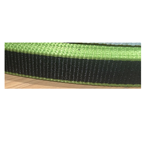 TRANGO строп-лента силовая Nylon/Poly 20 мм черный/зеленый