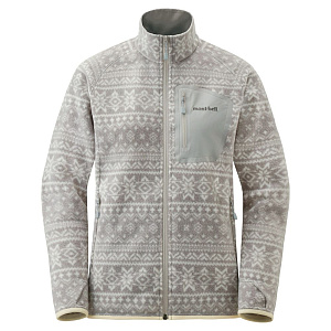 MontBell куртка флисовая CP 100 Print Jacket W's 1106629