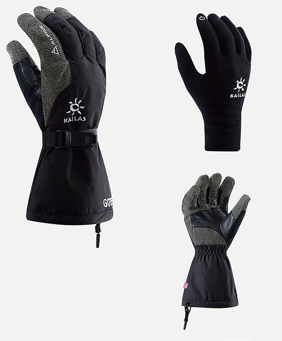 картинка Kailas перчатки 3-in-1 Mountaineering GTX KM110004 от интернет-магазина Тибет