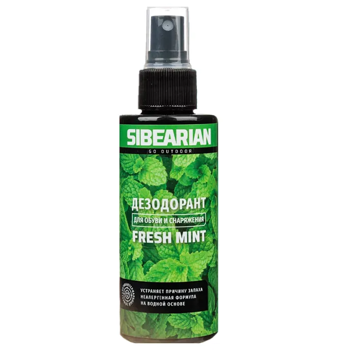 картинка Sibearian дезодорант для обуви FRESH MINT 150 мл от интернет-магазина Тибет