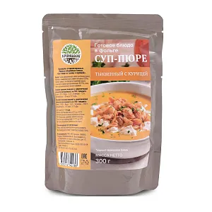 Кронидов готовое блюдо "Суп-пюре из тыквы с курицей" 300г
