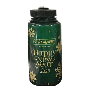 Nalgene бутылка Happy New Year 2025 1л зеленый