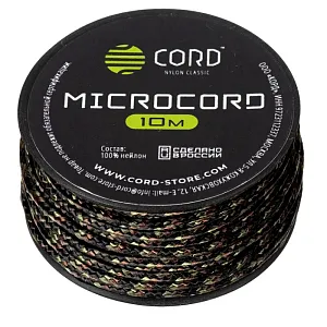 Cord микрокорд катушка 10м woodland