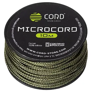 Cord микрокорд катушка 10м olive