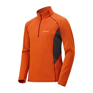 MontBell термобелье верх Wickron ZEO Thermal Long Sleeve Zip Shirt