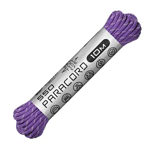Cord паракорд 550 nylon 10м световозвращающий purple
