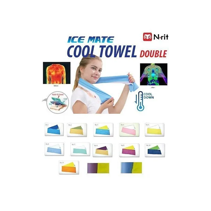 картинка N-Rit охлаждающее полотенце IceMate Cool Towel Double 20*80 от интернет-магазина Тибет